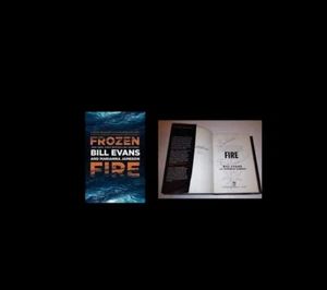 LIBRO FIRMADO BILL EVANS FUEGO CONGELADO CON DIBUJO RARO CON CERTIFICADO DE AUTENTICIDAD DE LA FIRMA GEAT WOW - Imagen 1 de 1