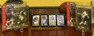 2000 Brian Urlacher RC Lot: E-X, Finest, Quantum Leaf & 2 - 2001 McFarlane Figs - Picture 1 of 15