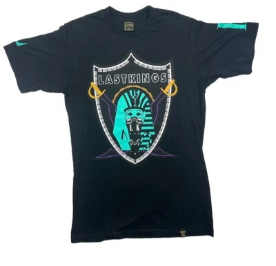 Camiseta Last Kings Hip Hop Tyga Gravadora de Discos Rap Masculina Média - Imagem 1 de 4