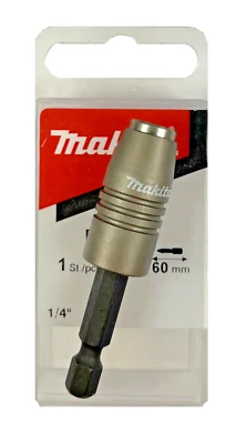 Makita Bithalter 1/4" 60mm Bit-Halter Bit Halter Bitaufnahme 60 mm # P-54075 - Bild 1 von 2