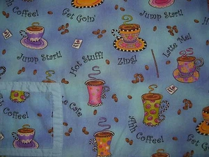 Womens Scrub Top Coffee Latte Clinic Nursing Hospital Home Size Small SZ S - Picture 1 of 2