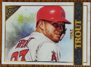 2020 Topps Gallery #1 Mike Trout California Angels