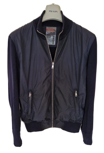Giacca cappotto bombardiere uomo PRADA MILANO taglia EU50 UK40 media. Prezzo consigliato £ 1495.