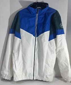 Perry Ellis America Windbreaker Jacket Men's XL Multicolor Full Zip Pockets - Picture 1 of 11