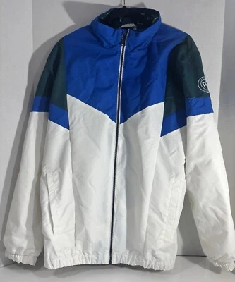 Perry Ellis America Windbreaker Jacket Men's XL Multicolor Full Zip Pockets - Image 1 of 4