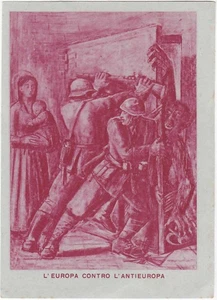 MILITARI - L'EUROPA CONTRO L'ANTIEUROPA - FRANCHIGIA MILITARE -98286- - Foto 1 di 1