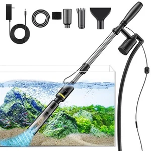 Limpiador de peceras - Limpiador de grava para acuario, 530GPH/32W eléctrico para peceras Cl... - Imagen 1 de 7