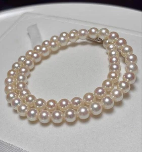 Strong luster Super cheap 70-75mm Akoya pearl necklace - Picture 1 of 6