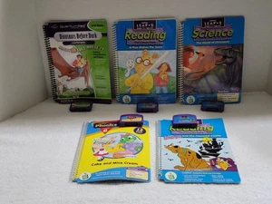 SET BESTEHEND AUS 5 SPRUNGBLOCK SPRUNGFROSCH BÜCHERN & PATRONEN VERSCHIEDENE THEMEN AB 6 JAHREN - Bild 1 von 12