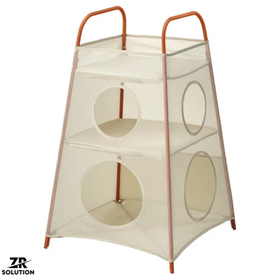 IKEA TIGERFINK Storage 52x82cm Beige/Orange Kids Toy Organizer New - Image 1 of 4