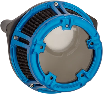 Kit de limpador de filtro de ar Arlen Ness método azul 1988-2022 Harley Sportster XL XLC - Imagem 1 de 3