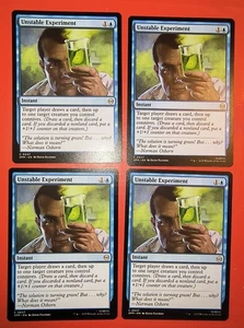 4X PLAY SET, MTG: SPIDER-MAN, UNSTABLE EXPERIMENT, 0047, REGULAR FINISH,NM  - Picture 1 of 2