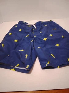 Oshkosh B'Gosh Swimtrunks Size 8 With Shark Pattern - Picture 1 of 3