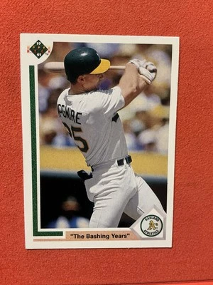The Bashing Years" Mark McGwire 1991 Upper Deck #656 Oakland Athletics🔥🔥 - Image 1 of 2