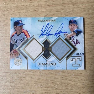 Nolan Ryan 2020 Topps Diamond Icons dual patch auto #/10 - Picture 1 of 2