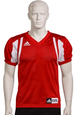 Camiseta de fútbol Adidas Climacool Checkdown XXS para hombre roja eléctrica blanca nueva Foto 1 de 4