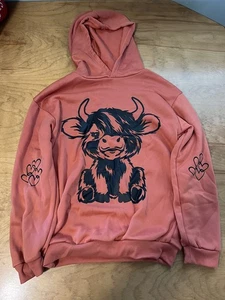 Cow Grahpic Sweater Women's Size XS - Picture 1 of 2
