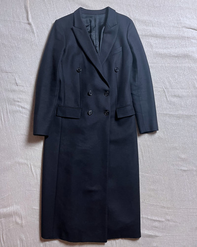 Celine TG 40 Bellissimo soprabito lana nero immacolato