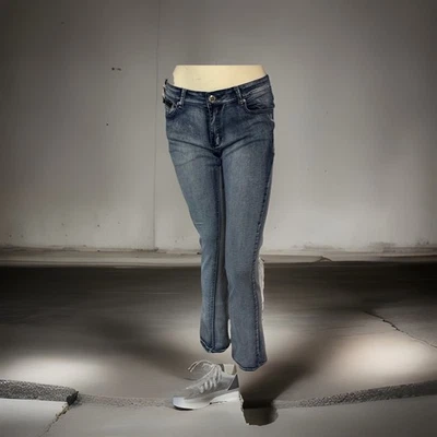 Pantalones de mezclilla Versace azules de alta costura clásicos vintage talla 30 para mujer/dama Foto 1 de 4