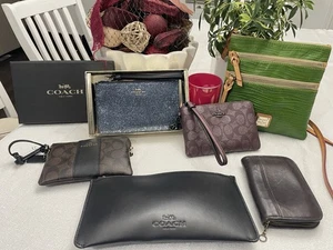 Coach Assorted Lot Of Multicolored Wallets,Wristlet and A Dooney and Bourke CB - Picture 1 of 15