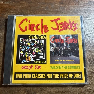 CIRCLE JERKS "Group Sex" / "Wild In The Streets" CD Two Punk Classics on one CD! - Image 1 of 4