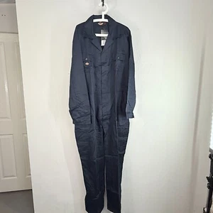 Dickies Redhawk Overalls Coverall Boiler Suit Navy Blue size XL - New - Picture 1 of 6