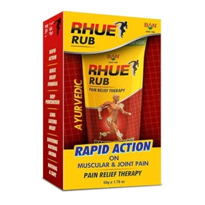 Rhue Relief Rub for blood circulation Gandhapura oil, Cinnamon Pudina oil 100 gm - Picture 1 of 1