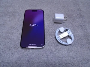 Apple iPhone 15 Pro, 128gb, Titanium, Carrier Unlocked, Excellent Condition!!! - Afbeelding 1 van 14