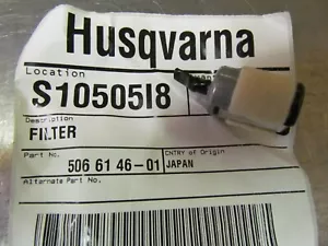 Nuevo filtro de combustible genuino Husqvarna 506 61 46-01 / 506614601 - Imagen 1 de 1