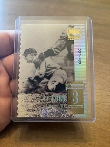 1999 Upper Deck Century Legends Die-Cut Ty Cobb #3 84/100