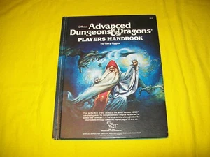 PLAYERS HANDBOOK DUNGEONS & DRAGONS AD&D - 2 HC HARDBACK 1ST EDITION 2ND PRINT - Picture 1 of 1