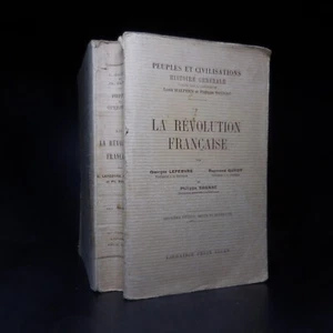 N24.31 La Révolution Française 1938 Georges Lefebvre histoire France Alcan Paris - Foto 1 di 22