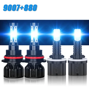 Ice blue For Dodge RAM 1500 2500 3500 1994-2000 LED Headlight Hi/Lo + Fog Lights - Picture 1 of 20
