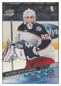Giacche blu 2020-21 ponte superiore Young Guns Rookie #480 Matiss Kivlenieks - Foto 1 di 2