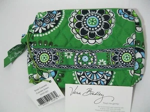 Vera Bradley CUPCAKES GREEN Small Cosmetic CASE Makeup BRUSH 4 Tote BACKPACK NWT - Picture 1 of 3