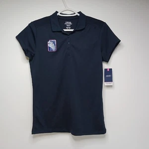 Izod Schoolwear Girls Uniform Top Size XL (Navy Blue) Polo Shirt - Picture 1 of 2