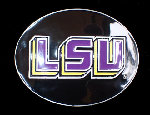 LSU TIGERS LOGO BELT BUCKLE SISKIYOU PEWTER NEW! Cover