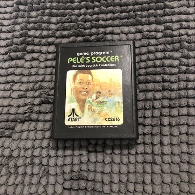Peles Soccer Atari 2600 1986 CX2616 Video Game Cartridge Only Tested Works - Image 1 of 3