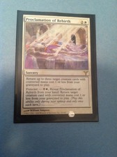 MTG Proclamation of Rebirth x1 Magic the Gathering Dissension sleeve NICE L@@K!