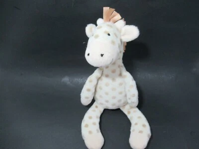 Little Jellycat Georgie Jirafa Peluche Carillón Sonajero Crema Beige Tostado Manchas Bebé  Foto 1 de 4