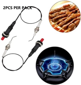 2PCS Propane Push Button Piezo Igniter Kit Gas Grill Range Heater BBQ Stove - Picture 1 of 7