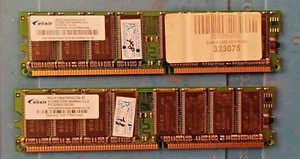 dimm 512 MB ddr400 pc 3200 M2U51264DS8HC3G-5T - Foto 1 di 1