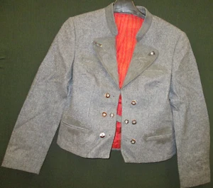 Damen Trachten Jacke Janker grau Gr. 36 - Picture 1 of 3