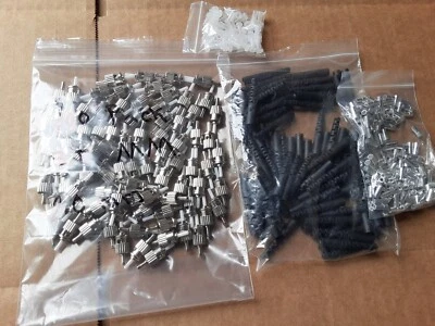 100 Pack ST   Simplex  Multi mode Fiber optic 2mm    Connector - Image 1 of 4