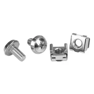 Paquete de 20 tornillos para rack StarTech.com 12 mm CABSCRWM620 - Imagen 1 de 4