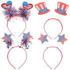  4 Pcs Independence Day Party Decorations Headband Set Heart