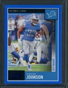 Kerryon Johnson 2020 Score Blue/100 #220 Detroit Lions - Imagen 1 de 2