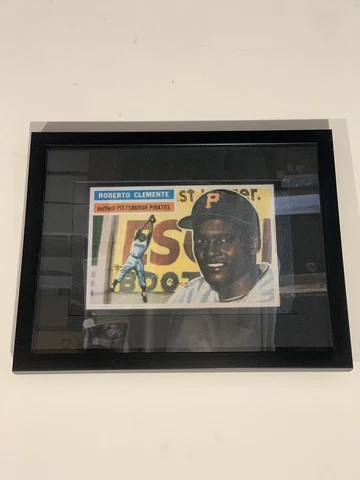 1956 Topps Roberto Clemente (Custom Mini Poser) Frame Not Included (READ) Cover