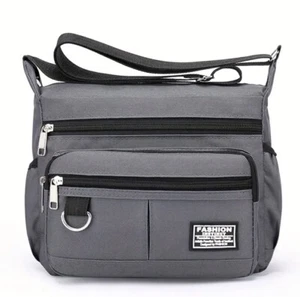 Bolso Mensajero con Cremallera Multicapa Ocio Exterior, Parque de Diversiones, Video, Bolso de Mano - Imagen 1 de 6
