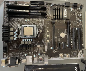 MSI Motherboard Z170A PC Mate mit Intel Core i5 6400 CPU und 2 x 8GB DDR4-2400 - Bild 1 von 5